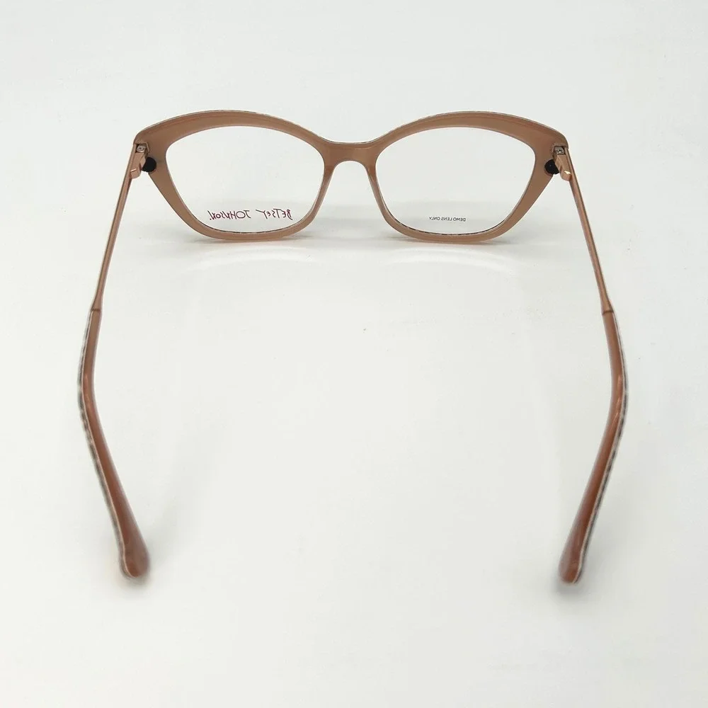Womens Eyeglasses Frames Betsey Johnson Hunny Size 54-16-140 Leopard Print NEW